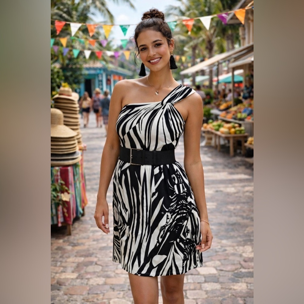 Iisli Garbo Zebra Dress